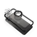 For Apple iPhone 11 Pro Max Electroplating Clear Transparent Soft TPU Phone Case Logo Showing Back Cover.