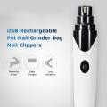 Rechargeable Pet Nail Grinder Dog Nail Clippers Painless USB Electric Cat Paws Nail Cutter Grooming Trimmer File.