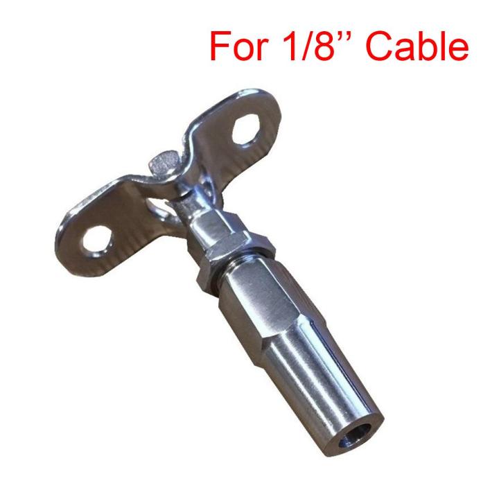 Accessories LUX Swageless Surface Mount Deck Toggle for 1/8" Cable Railing Systems Stainless