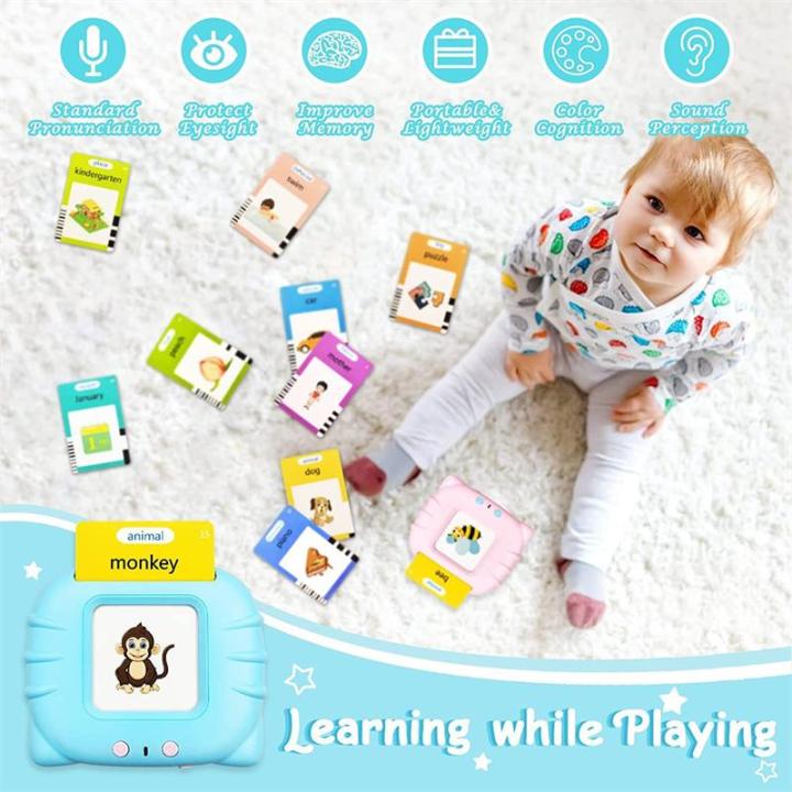 Flash%20Card%20Early%20Education%20Device%20Kids%20Preschool%20Learning%20Card%20Talking%20Card%20With%20Sound%20Toys%20Baby%20Boys%20Girls%20Reading%20Machine%20Gift%20Vnce%20Lncei%20-%20Image%203