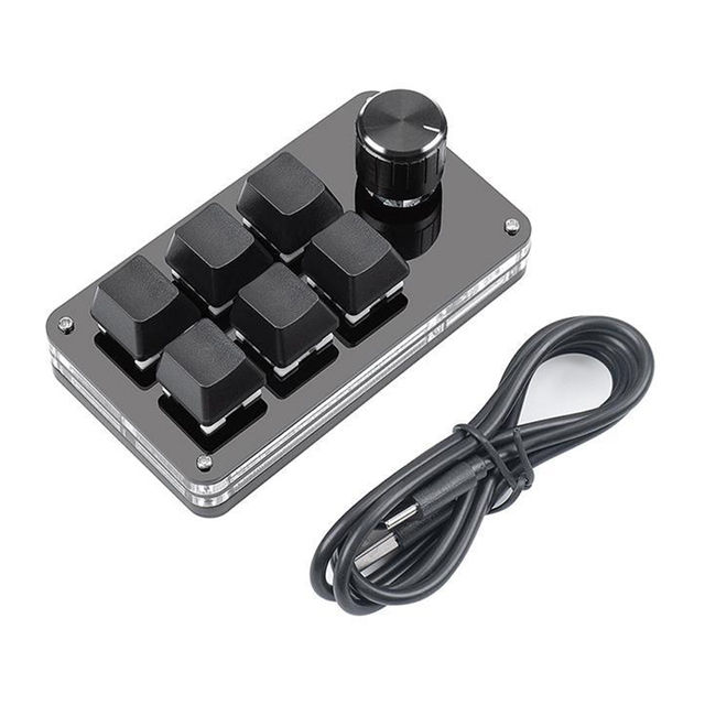 6 Buttons Multifunctional Gaming Keyboard School Portable USB Driver ...