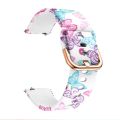 KW19 Bracelet Watch Band WOMEN Smartwatch Silicone Strap Flower Watchband Soft Rubber Wrist Loop Girls.