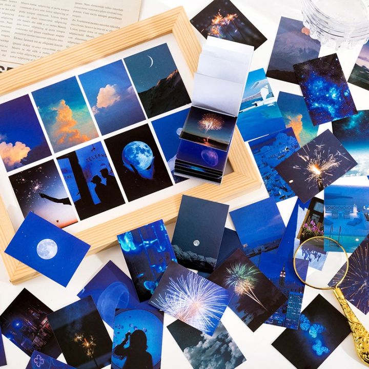 50Pcs/pack%20Landscape%20Nature%20Stickers%20Journal%20Scrapbooking%20Sticker%20Notepad%20Creative%20Manual%20Office%20Diary%20Decal%20Space%20Moon%20Phase%20Sunset%20Mini%20Sticker%20Book%20-%20Image%203