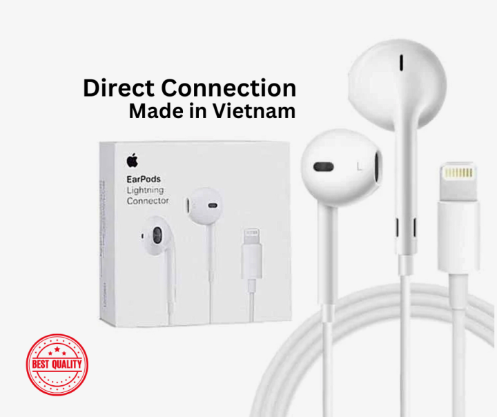 EarPods For Iphone with Lightning Connector In Ear Earphones And Headphone With Microphone For iphone Direct connection