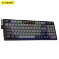 E-YOOSO Z94 USB Mechanical Gaming Keyboard Wired Monochrome LED Backlit Blue Red Switch 94 Key for Compute Laptop PC. 