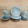 27 Pieces Marble Design Dinner Set.