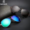BAVIRON Classic Pilot Sunglasses For Man Colorful Mirrored Polarized Sun Glasses Blank Package For Dropshipping Model. 