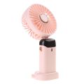 Portable Handheld Fan 5 Speeds 3000mAh Mini Pocket Fan Rechargeable 2.5W Powerful Wind Phone Holder Design Fans.