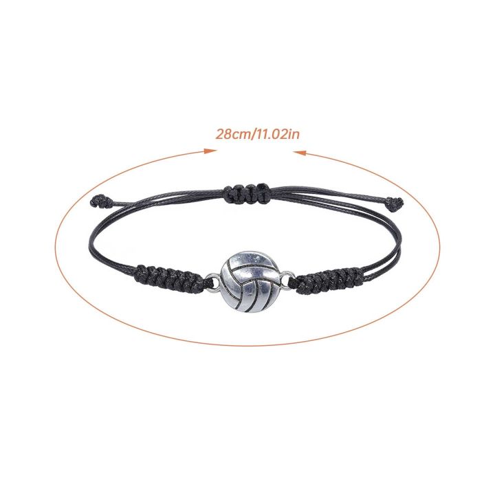 Volleyball%20Bracelet%20Adjustable%20Volleyball%20Charm%20Alloy%20Bracelet%20Boy%20Girl%20Teenager%20Gift%20Hand%20Woven%20String%20Olive%20Volleyball%20Sports%20Bracelet%20Team%20Player%20Party%20Popular%20Christmas%20Earrings%20And%20Necklace%20for%20Women%20-%20Image%204