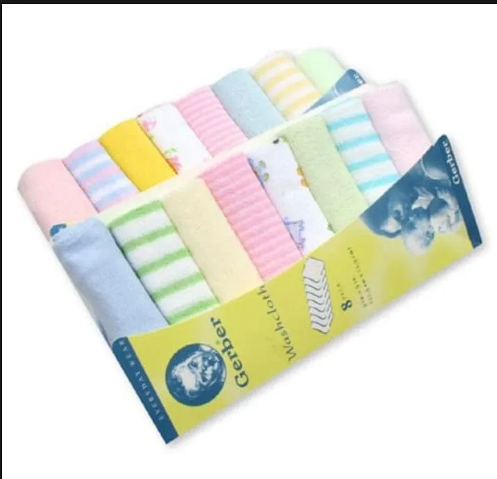 Soft%20Cotton%20Baby%20Handkerchief%20Or%20Towel%20-%208Pcs/Pack%20-%20Image%203