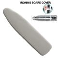 Reflective Silicone Ironing Board Cover with Two Nylon Sticker Straps Boards Scorching and Staining Elastic Edge Covers. 