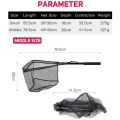 Telescoping Retractable Fishing Net Foldable Landing Net Pole Folding Landing Network for Fly Fishing Tackle Tool. 