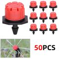 5-50m High-quality Micro Drip Irrigation System 8 Hole Adjustable Flow Dripper Plants Watering Tool Garden 1/4'' Hose Spray Kit. 