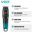 VGR V-964 Rechargeable Digital Display 100 Min Runtime Hair & Beard Trimmer.