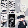 Phone Case For IPhone 14 15 13 12 11 Pro Max Mini X Xr Xs Max 7 8 6 6s Plus Back Cover Cartoon Cute Japan Jujutsu Kaisen Gojo Satoru Cool Couple Fashion Camera Protective Silicone Shockproof Cover Soft. 