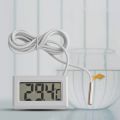 Waterproof Probe Mini LCD Digital Thermometer for Refrigerator, Aquarium, Indoor, Outdoor. 