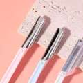 LMLTOP 3pcs Stainless Steel Eyebrow Razor Set High Quality Face Razors Eyebrow.