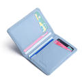 PU leather Slim wallet Practical Super slim Soft material Mini wallet Small size  holder for  use Travel accessory Business professionals Fashion enthusiasts Gift option. 