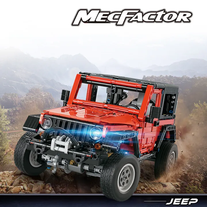 Technical%20Expert%20Diy%20Off-Road%20Sports%20Car%20Model%20Building%20Blocks%20Static%20Jeep%20Vehicle%20Children's%20Education%20Toys%20Boys%20Birthday%20Gifts%20-%20Image%202