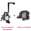 Front Ear Speaker With Flex Cable For iPhone X XR XS 11 Pro Max Top With Bottom Loud Speaker Replacement.