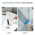 Dual-Use Scraping Washing Cleaning Brushes Household Kitchen Table Cleaner Brush Bath Shower Basin Window Glass Cleaning Tools 1Pcs. 