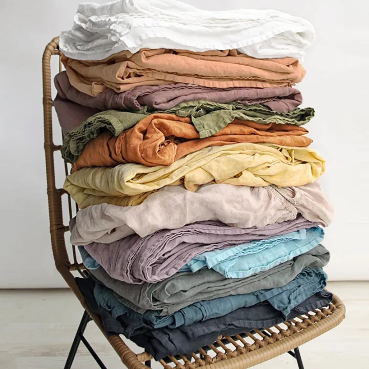 100%25%20Washed%20Linen%20Sheet%20Natural%20France%20Flax%20Bed%20Sheets%20Shrink%20Resistant%20Breatherable%20Ultra%20Soft%20Farmhouse%20Bedding%201%20Piece%20TJ8093%20-%20Image%204