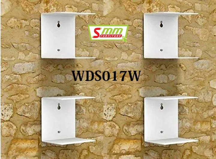 Metal%20Invisible%20Wall%20Bookshelf%20White%20(1%20Piece)%20-%20Image%203