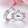 Love Promise Couple Rings Finger Ring Band Jewelry for Men And Women. 