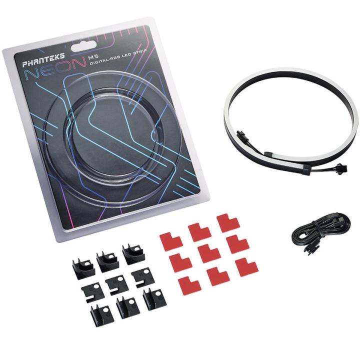 PHANTEKS M5 Light Strip ARGB Neon Computer Case Decoration Led Strip 5V 3PIN Light Header AURA 550mm