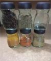 Glassware Food Jar , Food Container,glass Jar (Multicolour lid) (120ml) 6pcs. 