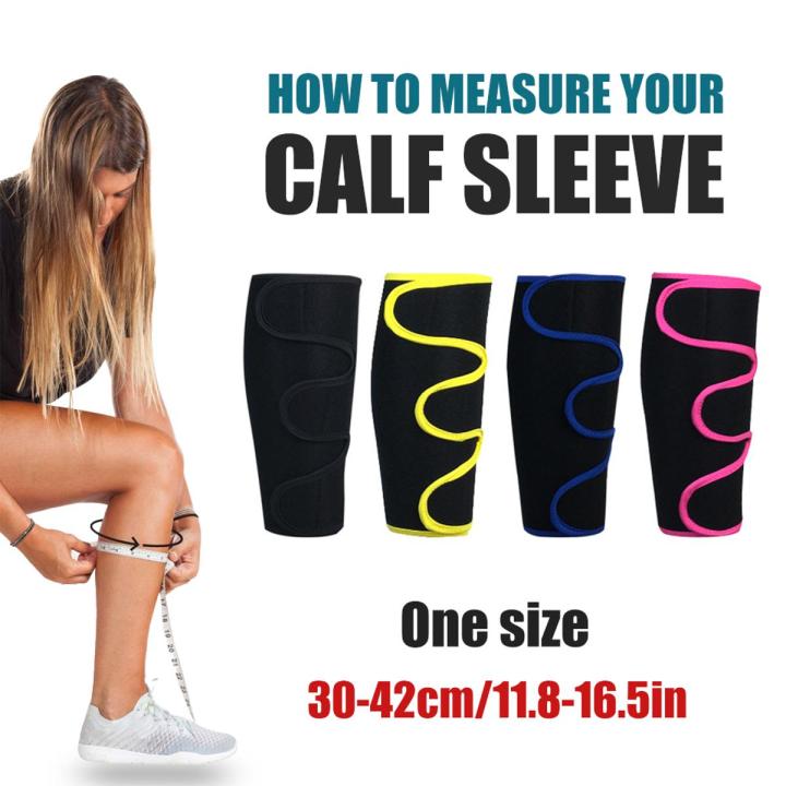 1Pcs Calf Support Adjustable Sport Shin Guard Leg Sleeve Compression Cycling Football Weightlifting Sport Safety Calf Protector