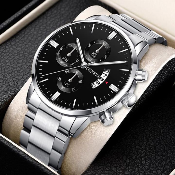 GENEVA%20Brand%20Men%20Quartz%20Watch%20Men's%20Waterproof%20Steel%20Band%20Calendar%20Business%20Wacthes%20for%20Men%20Gift%20Relo%20-%20Image%203