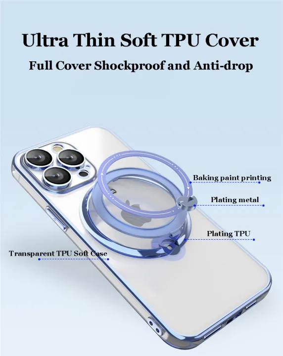 Plating%20Ring%20Magnetic%20Transparent%20Phone%20Case%20For%20iPhone%2015%2014%20Pro%20Max%2013%2012%2011%20XR%20XS%20X%207%208%20Plus%20Magsafe%20Wireless%20Charging%20Cover%20-%20Image%207