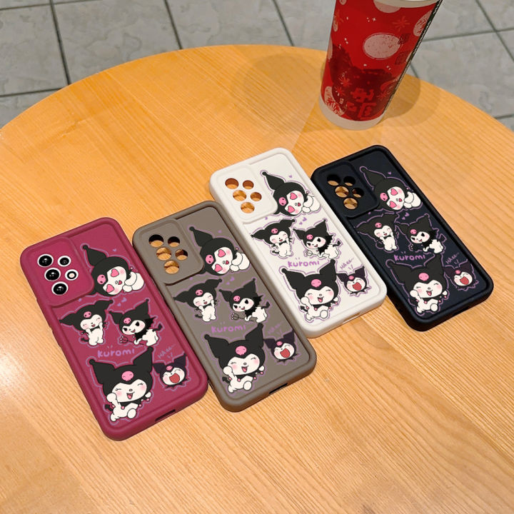Hontinga%20for%20Huawei%20P40%20Pro%20Back%20Cover%20Cartoon%20Kuromi%20Pattern%20Ladder%20Soft%20Camera%20Protection%20Rubber%20Phone%20Case%20-%20Image%203