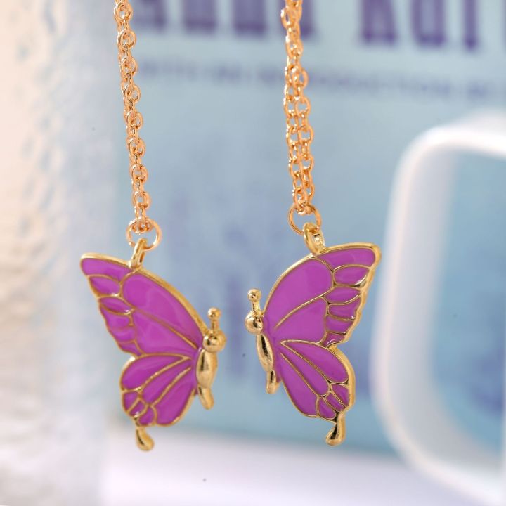 Trendy%202%20Pcs/set%20Butterfly%20Necklace%20for%20Couple%20Gift%20-%20Butterfly%20Pendant%20Card%20Necklaces%20for%20Girls%20Simple%20Stylish%20-%20Chain%20Necklace%20for%20Women%20New%20Collection%20-%20Gifts%20for%20Best%20Friend%20-%20Image%203
