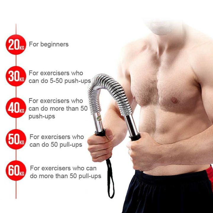 Arm%20And%20Upper%20Body%20Workout%20Power%20Twister%2020kg,%2030kg,%20Exercise%20Spring%20Bar%20-%20Image%204