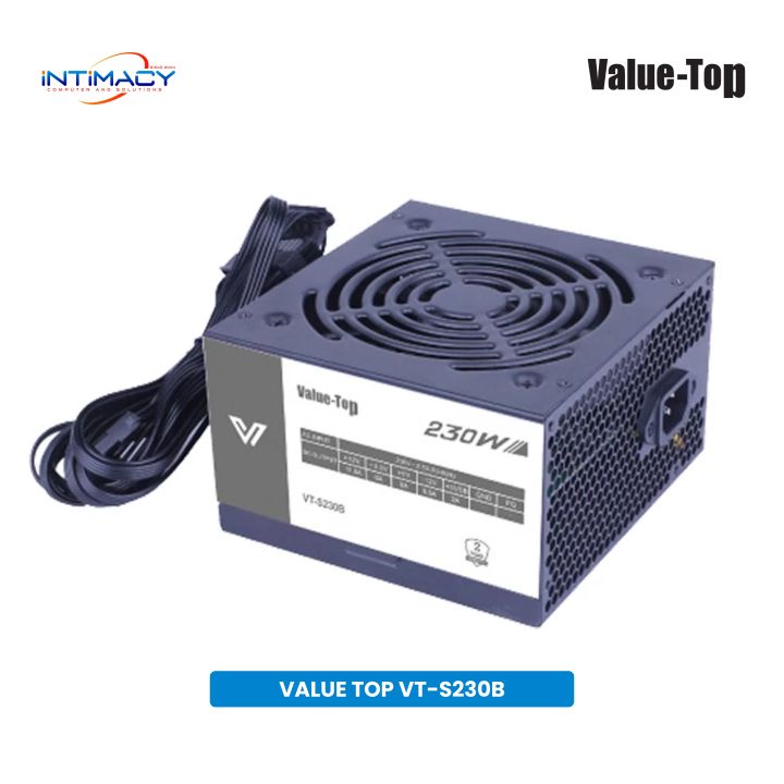 Value-Top VT-S230B Plus Real 230W ATX Power Supply