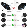 Umbrella Windproof Travel Umbrella-Wind Resistant,Light, Automatic, Strong Steel Shaft, Mini,Umbrellas for Rain - Men and Women. 
