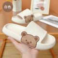 Sandals women's home summer thick-soled indoor non-slip cute cartoon bear soft-soled slippers wholesale outdoor wear men's summer. 