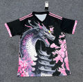 One Japanese anime football jersey, ragon all la Samurai national team football jersey. 
