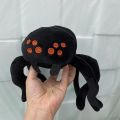 Horror Toys Realistic Spider Plush Toy Soft Plushie Stuffed Animal Scary Spider Doll Halloween Room Decor Kids Birthday.
