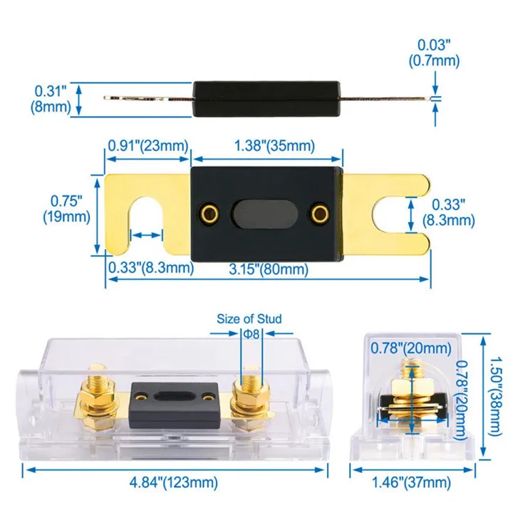 3Pcs%20Fuse%20Car%20ANL%20Fuse%20Holders%20Electrical%20Protection%20ANL%20Fuse%20Fusible%20Link%20with%20Fuse%2080A%20Fuses%20AMP%20-%20Image%206