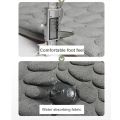 3D Non Slip Bathroom Mat Cobblestone Embossed Bath Mats Memory Foam Absorbent Doormat Carpet Door Floor Mats Machine Washable Quick Drying Door Rug Indoor Bathroom Accessories. 