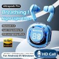 Ultrapods Pro True Wireless Earbuds with Display Transparent Design, Bluetooth 5.3 Water Proof. 