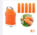 Vegetable And Fruits Thumb Cutter Finger cutter Silicone 5 in 1. 
