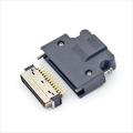 SCSI MDR Connector 50 pin CN1 Servo Plug 3M 10150-3000PE/10350-52A0-008 3M SCSI CN Connector Cable Wire Solder Type Shell. 
