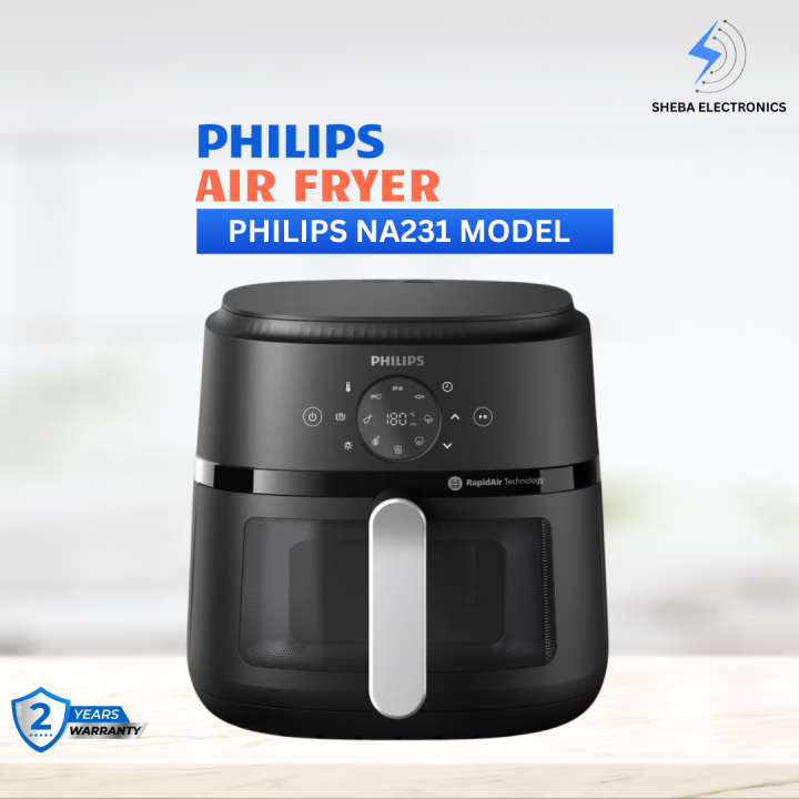 Philips%20NA231/00%20Airfryer%202000%20Series%20%20-%206.2L%20Capacity,%20RapidAir%20Technology,%20Up%20to%2090%25%20Less%20Fat,%2013-in-1%20Cooking,%20Touchscreen,%20Cooking%20Window%20-%20Image%202