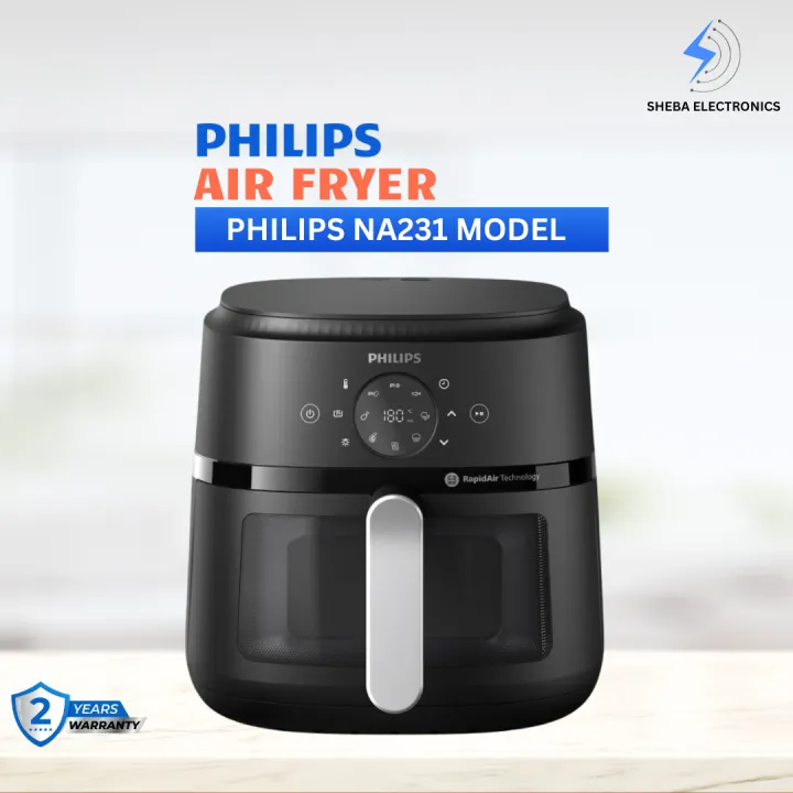 Philips%20NA231/00%20Airfryer%202000%20Series%20%20-%206.2L%20Capacity,%20RapidAir%20Technology,%20Up%20to%2090%25%20Less%20Fat,%2013-in-1%20Cooking,%20Touchscreen,%20Cooking%20Window%20-%20Image%202