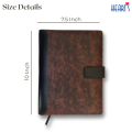 Hearts Executive Diary 2026 – Elegant PU Leather  Diary, Notebook, Office Planner, Professional Business Diary for Notes, Meetings, Scheduling & Daily Organization [Executive Diary-2026]. 