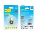Hoco UA28 Transparent USB Bluetooth 5.1 Dongle Mini Portable Bluetooth Receiver Bluetooth 5.1 BT Adapter for Laptop PC.